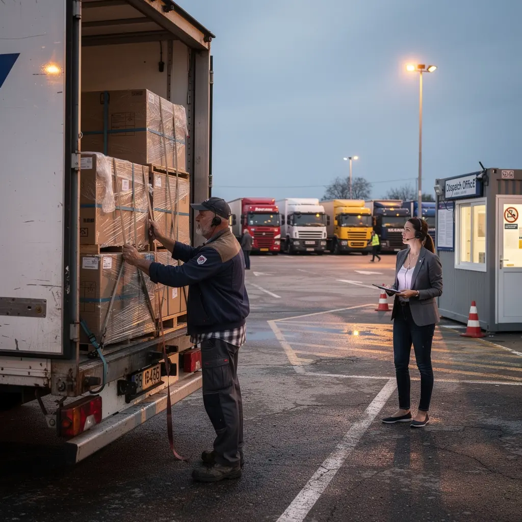 Ellátási lánc menedzsment, ahol a termékek áramlása és nyomon követése látható.